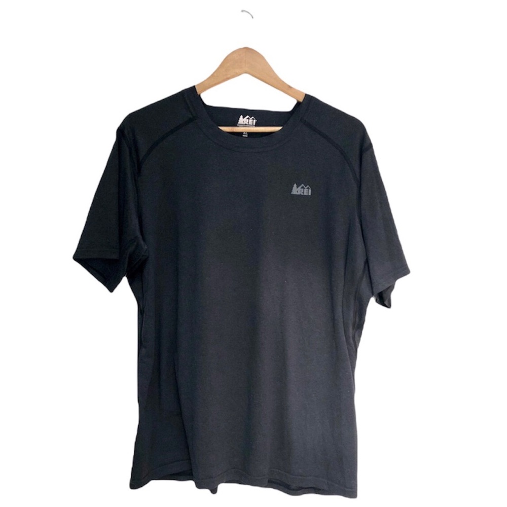 REI Co-Op Men’s Black Short-Sleeve Active Shirt - Men’s XL